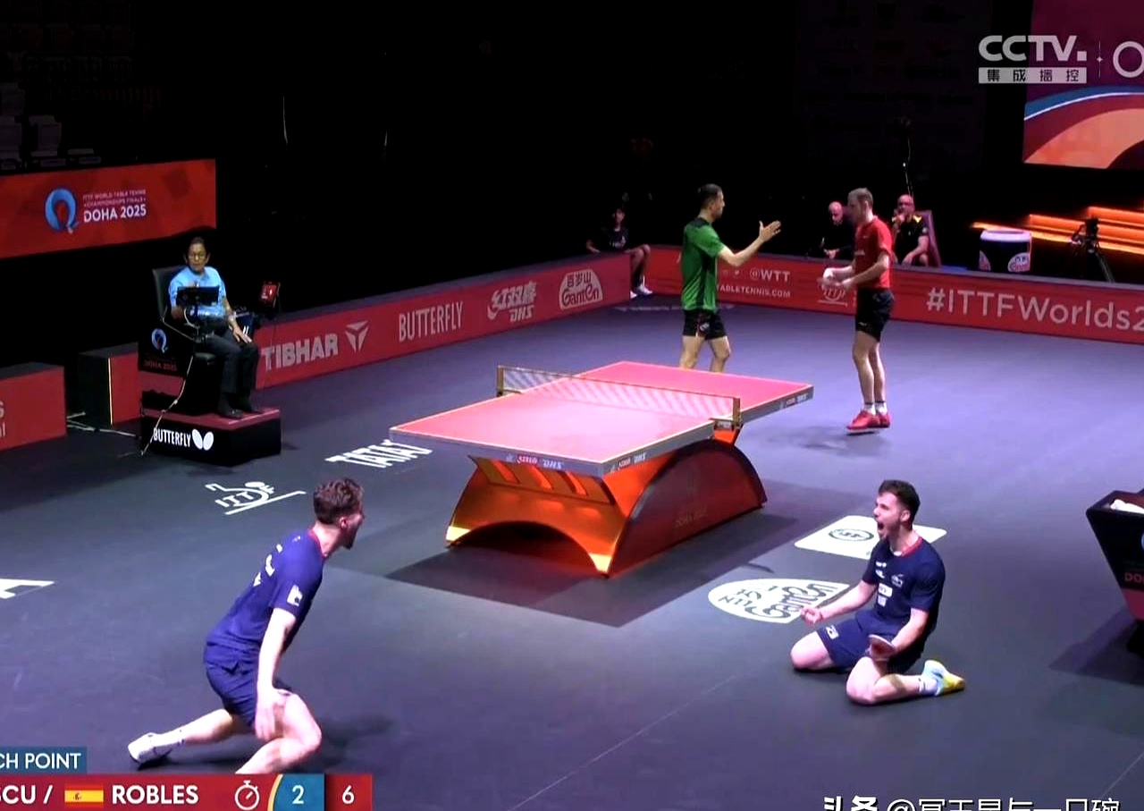 法国乒乓球队鏖战中国乒乓球队，奥恰洛夫制霸全场的简单介绍