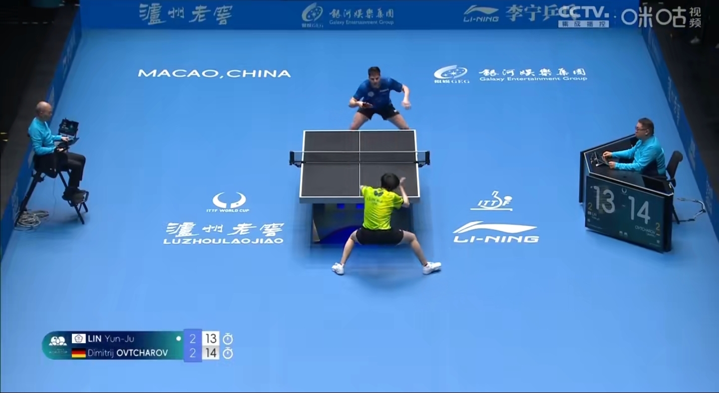 法国乒乓球队鏖战中国乒乓球队，奥恰洛夫制霸全场的简单介绍